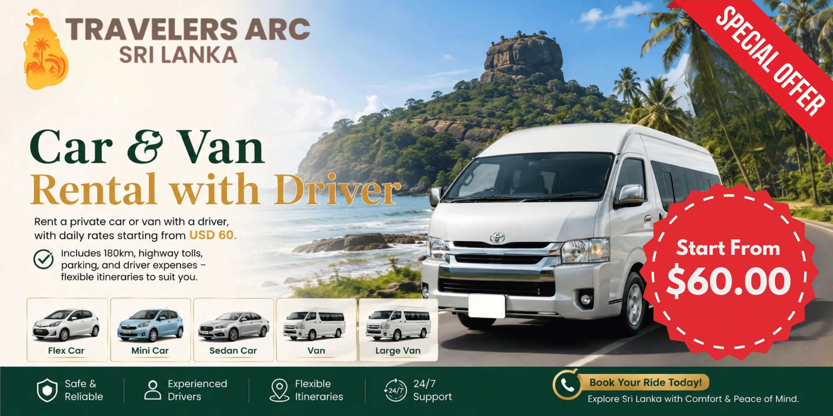 Car & Van Rental with Driver